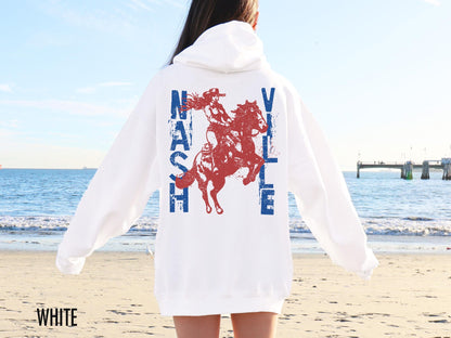 Retro Western Cowgirl Hoodie – Nashville Country Sweatshirt - Image 5