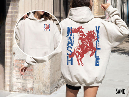 Retro Western Cowgirl Hoodie – Nashville Country Sweatshirt - Image 4