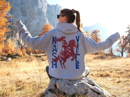 Retro Western Cowgirl Hoodie – Nashville Country Sweatshirt - Image 7