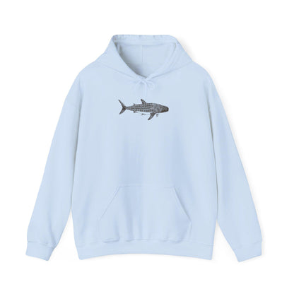 Whale Shark Vintage Graphic Unisex Hoodie (Front & Back Print) - Image 8