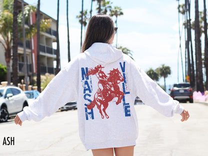 Retro Western Cowgirl Hoodie – Nashville Country Sweatshirt - Image 6