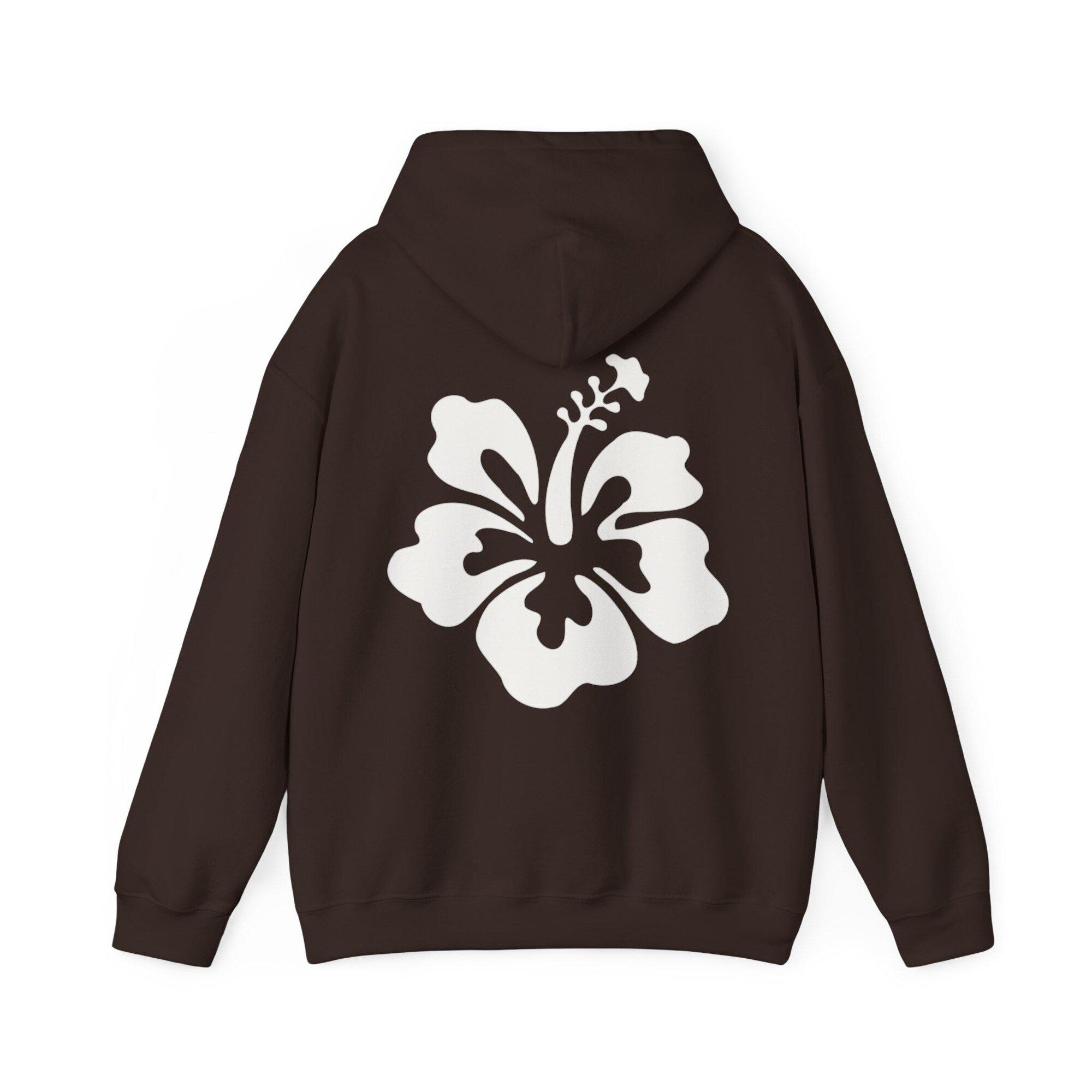 Hibiscus Flower Hoodie – Beach Bum Coconut Girl Sweatshirt - Image 7