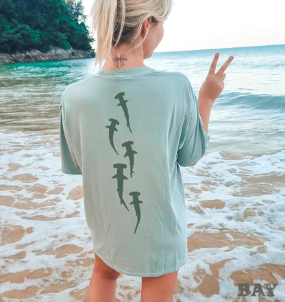Hammerhead Shark Comfort Colors Tee – Ocean Conservation Shirt