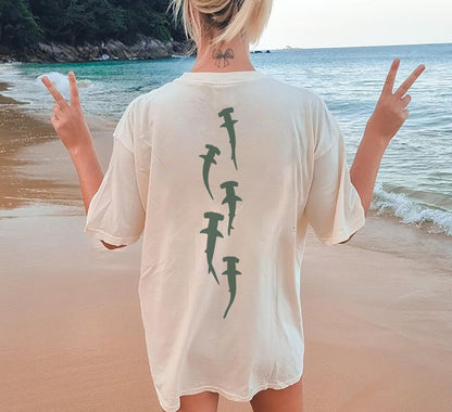 Hammerhead Shark Comfort Colors Tee – Ocean Conservation Shirt - Image 2