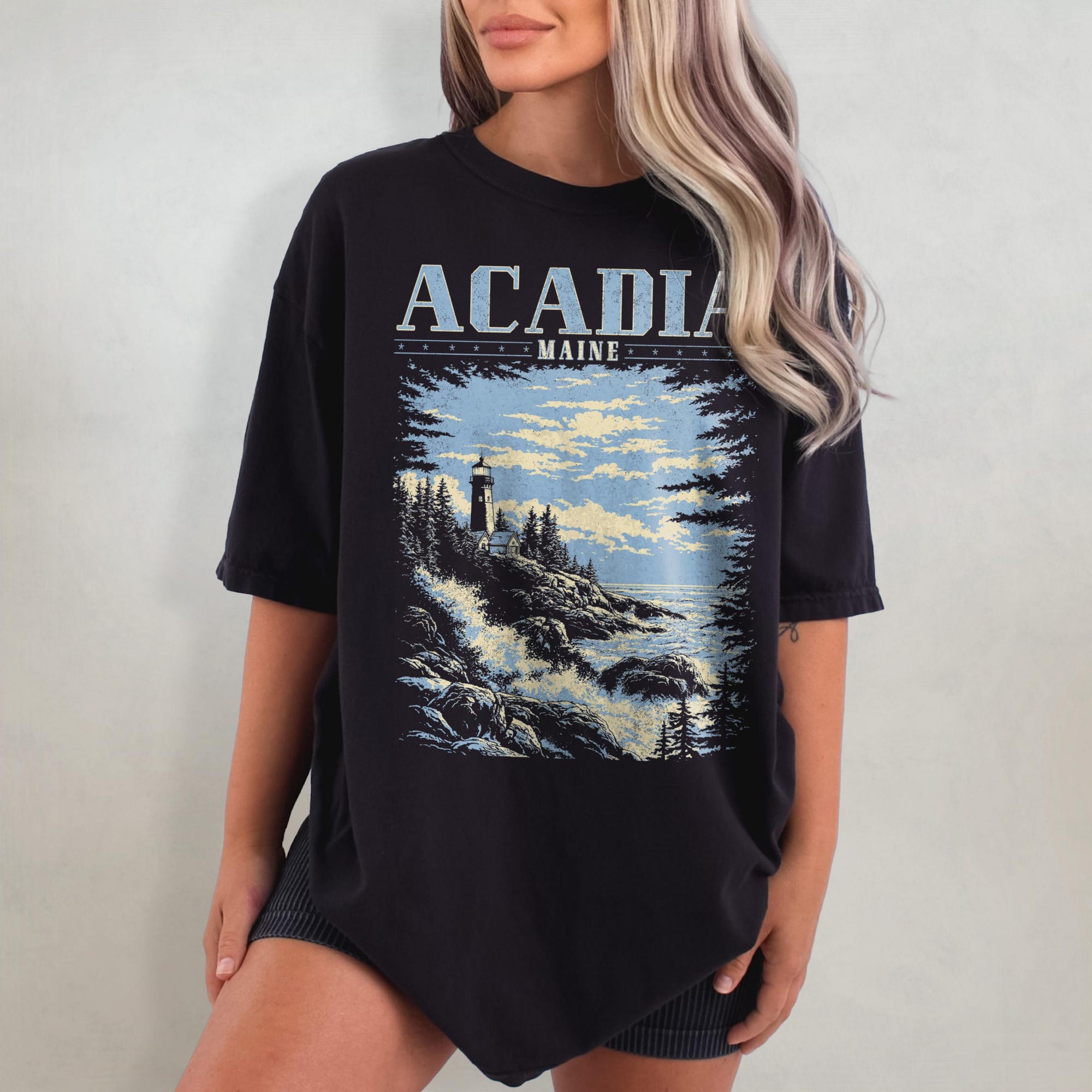 Acadia National Park Comfort Colors T‑Shirt | Maine Coast Tee - Image 5