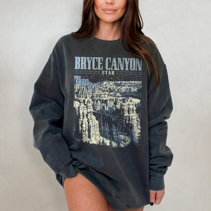 Bryce Canyon National Park Comfort Colors Crewneck Sweatshirt - Image 3