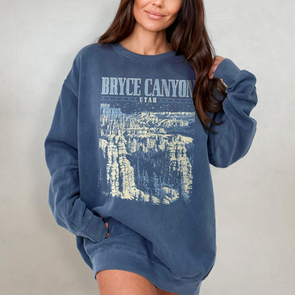 Bryce Canyon National Park Comfort Colors Crewneck Sweatshirt - Image 2