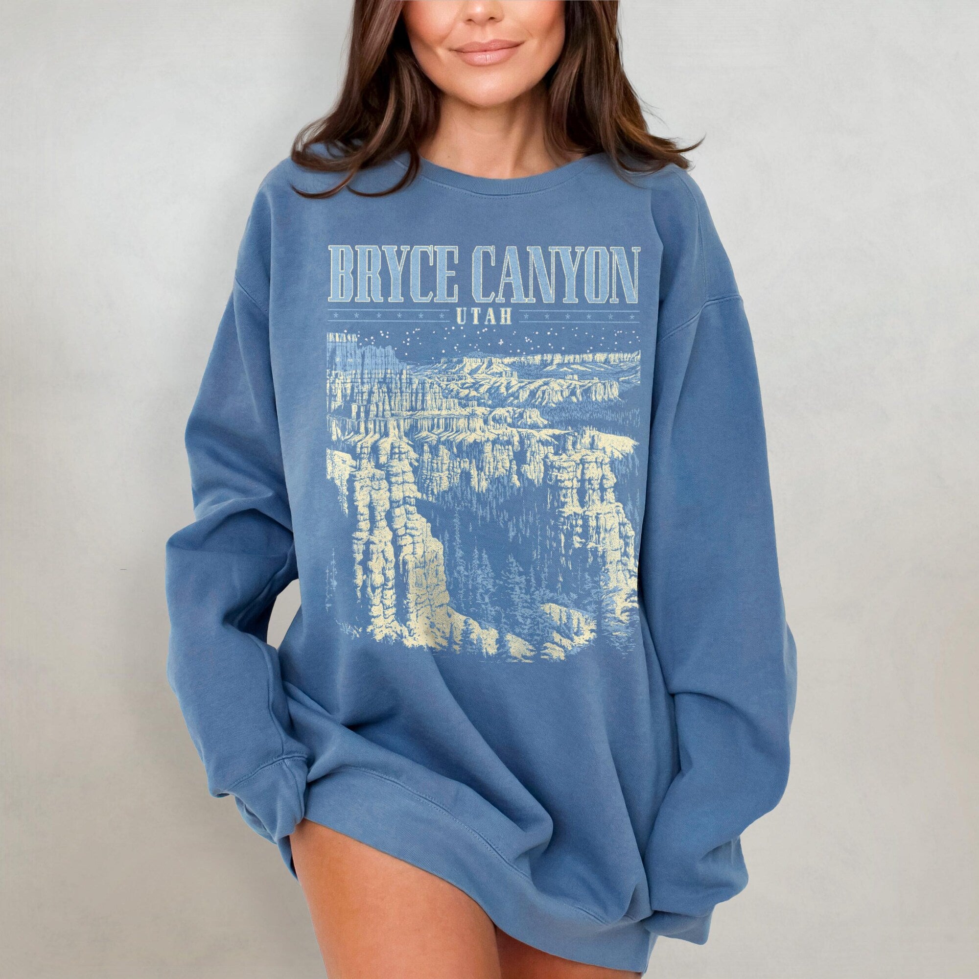 Bryce Canyon National Park Comfort Colors Crewneck Sweatshirt - Image 4