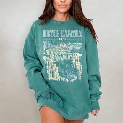 Bryce Canyon National Park Comfort Colors Crewneck Sweatshirt - Image 5