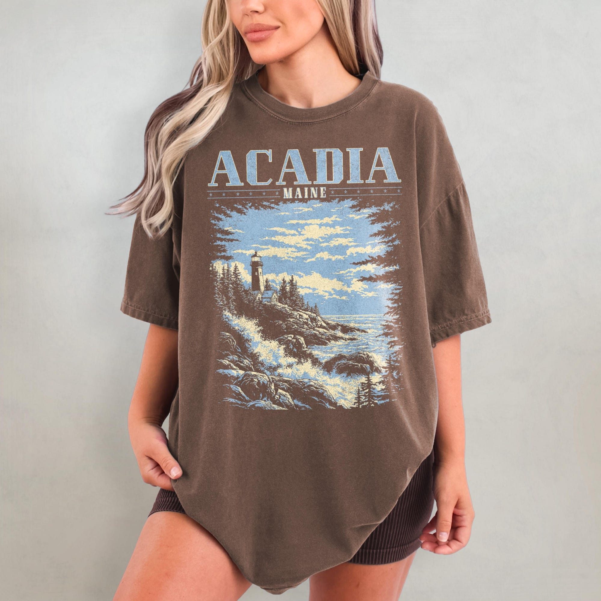Acadia National Park Comfort Colors T‑Shirt | Maine Coast Tee - Image 3