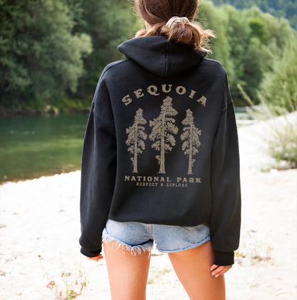 Sequoia National Park Hoodie – Front & Back Print - Image 4