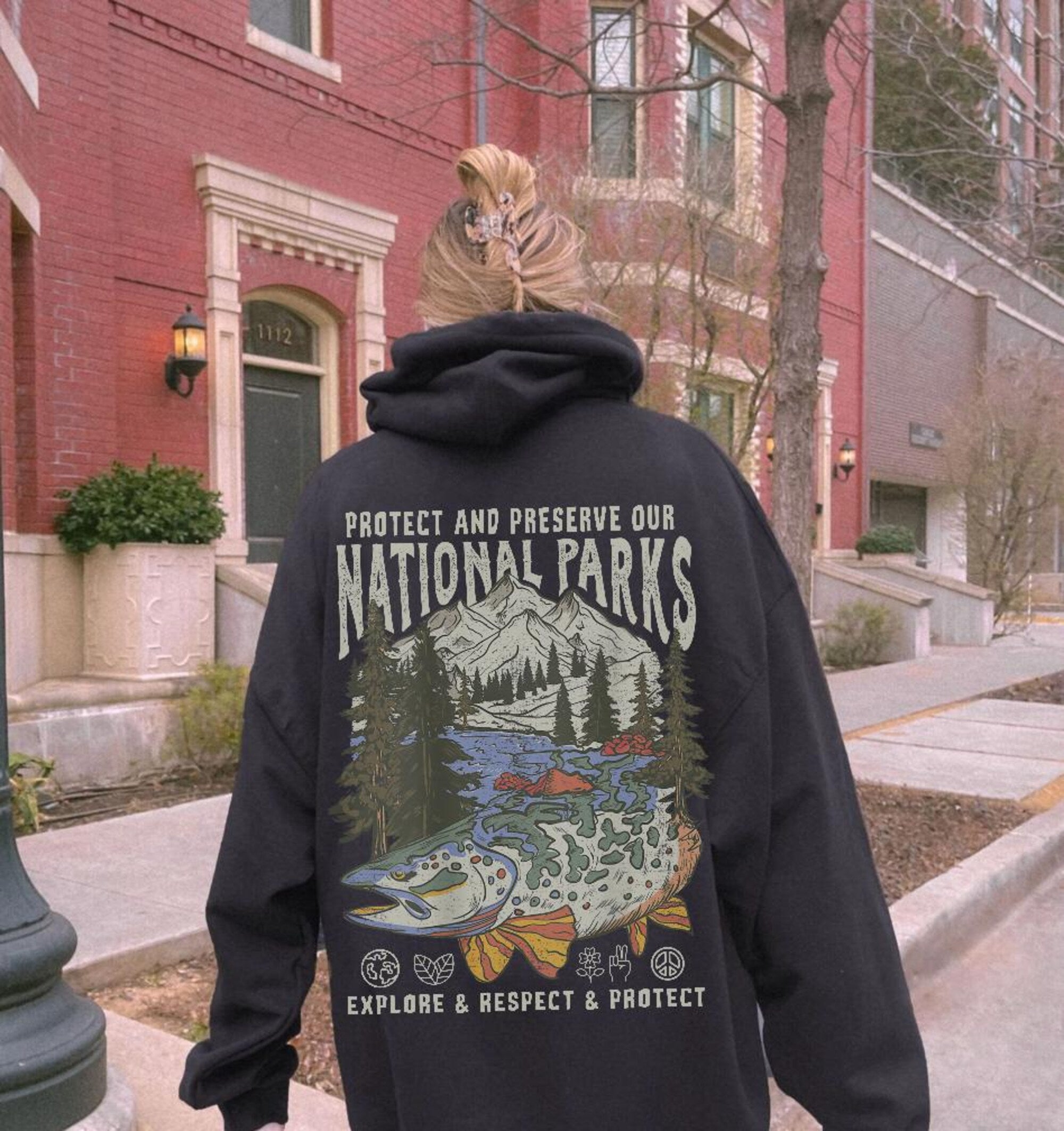 Protect Our National Parks Hoodie – Cozy Nature Lover Sweatshirt - Image 4