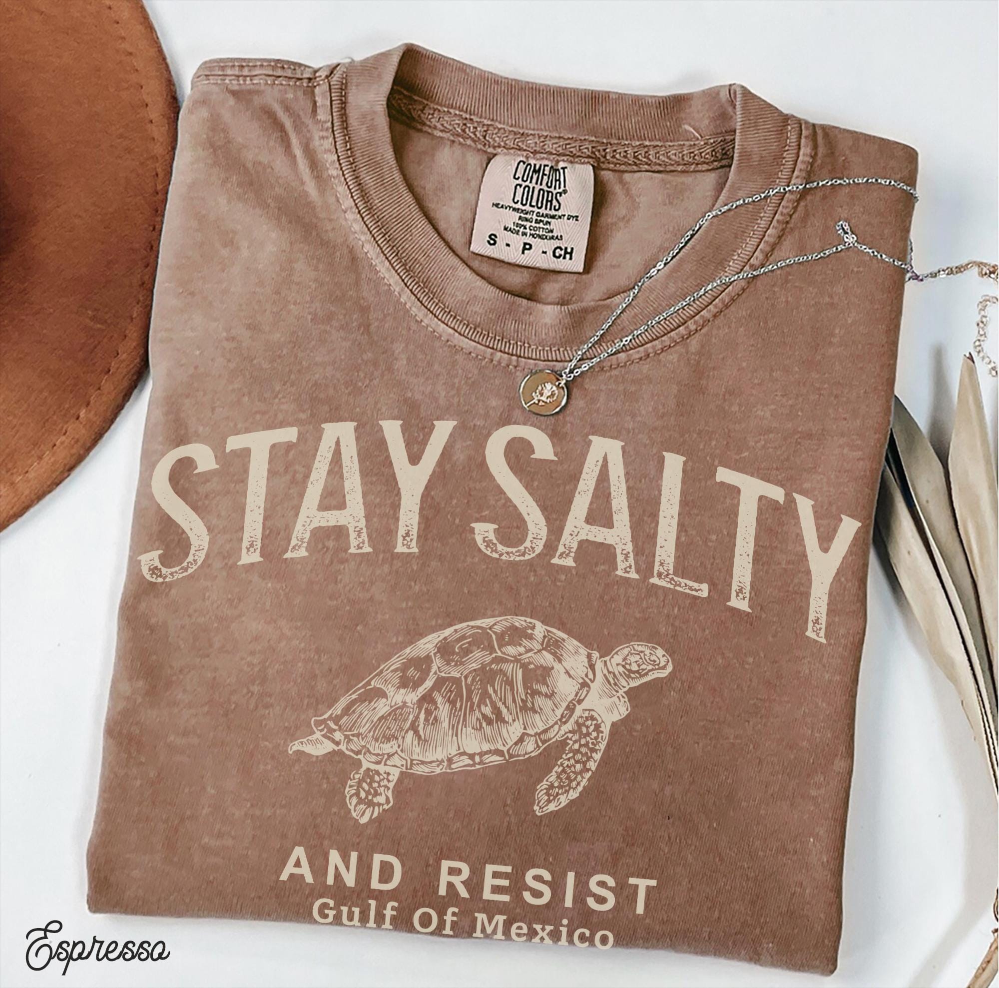 Stay Salty Gulf of Mexico Resistance Comfort Colors® Tee - Image 8