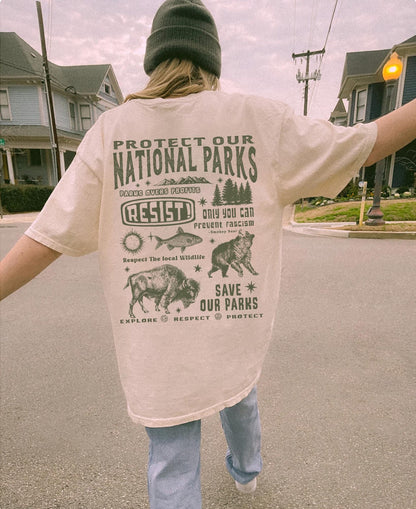 Protect Our National Parks Comfort Colors Shirt | Parks Over Profit - Image 4