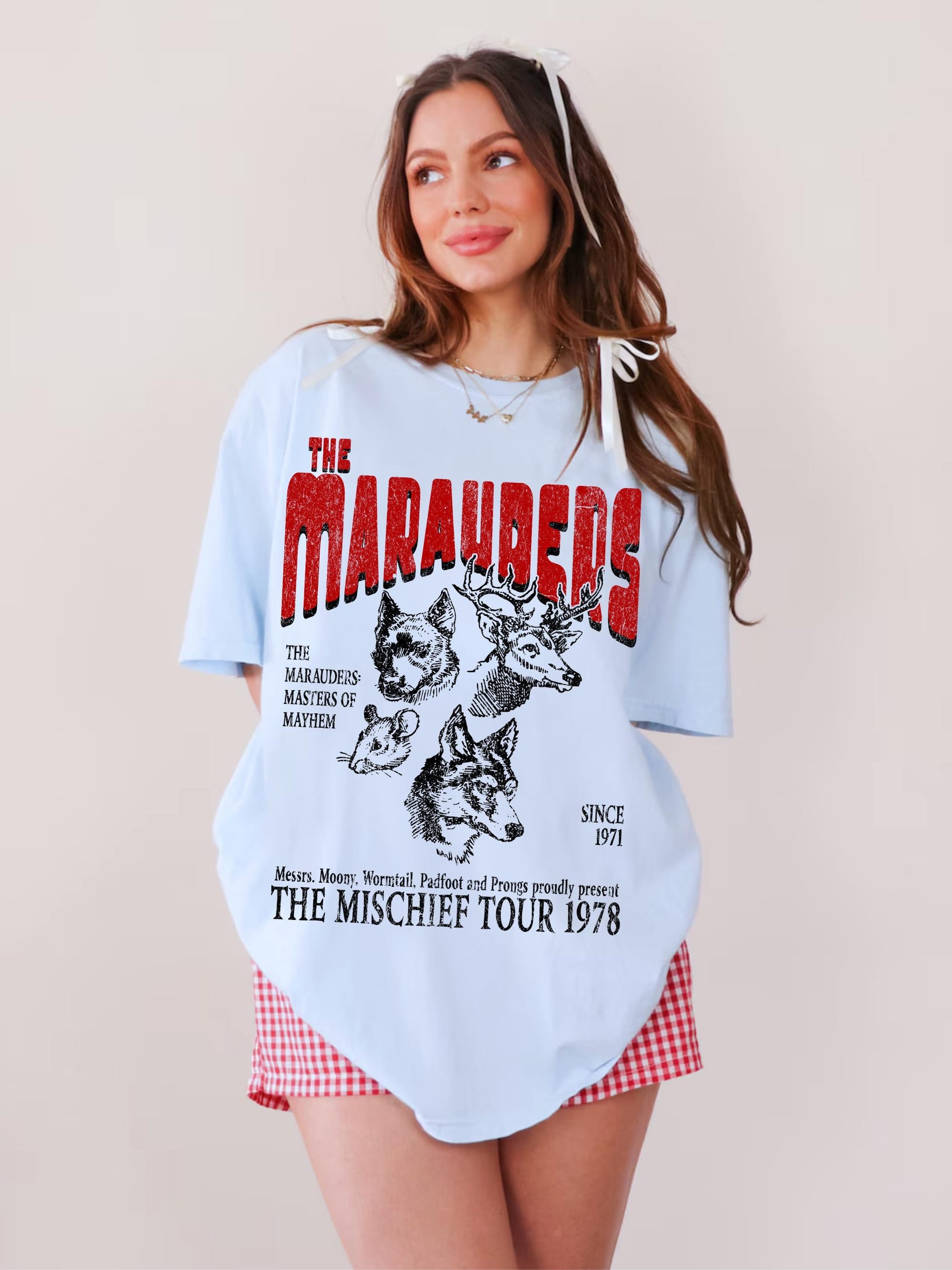 Marauders World Tour Comfort Colors Unisex Vintage Tee - Image 4