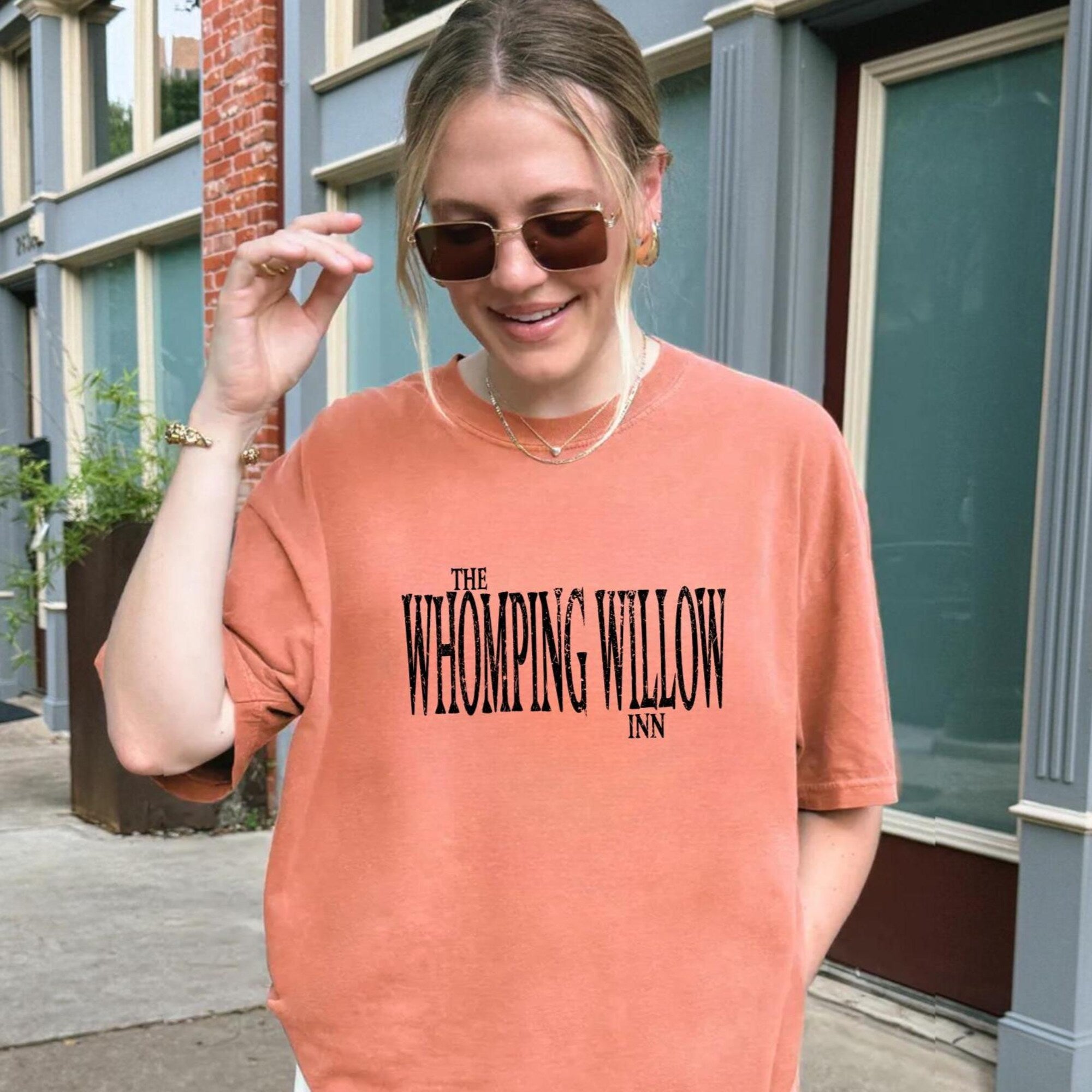 Whomping Willow Unisex Comfort Colors Tee – Vintage Wizard Vibe - Image 4