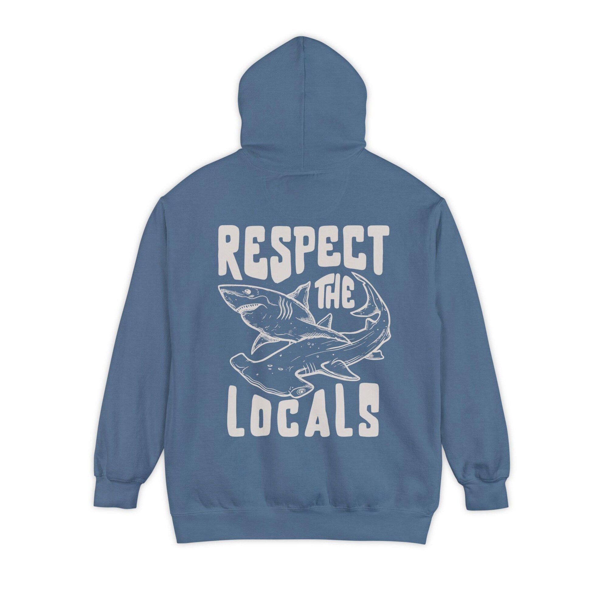 Respect The Local Hammerhead Shark Comfort Colors Hoodie - Image 8