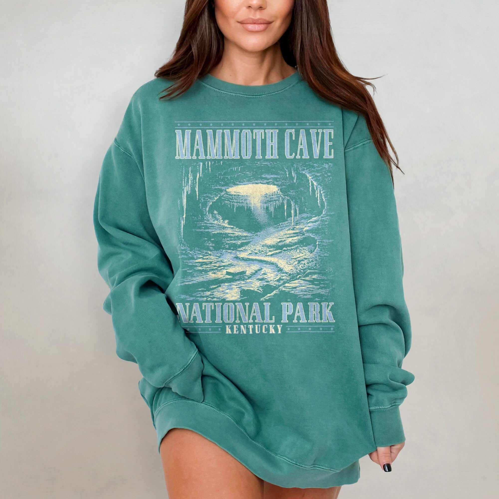 Mammoth Cave National Park Vintage Crewneck Sweatshirt - Image 4
