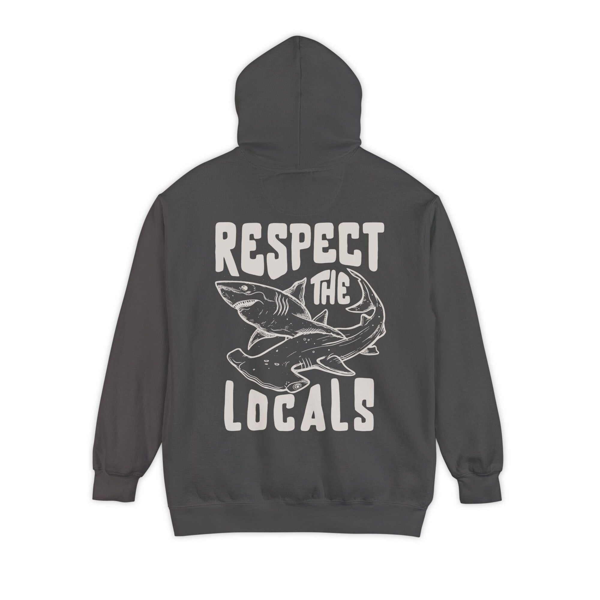 Respect The Local Hammerhead Shark Comfort Colors Hoodie - Image 4