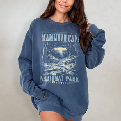 Mammoth Cave National Park Vintage Crewneck Sweatshirt - Image 2