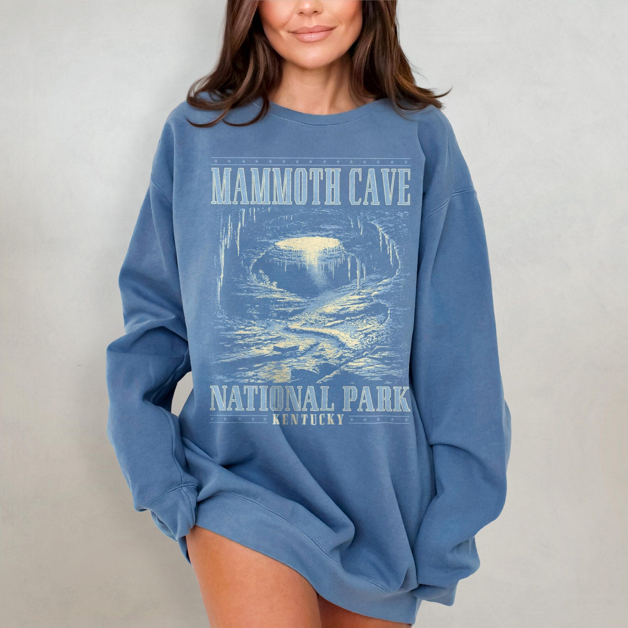 Mammoth Cave National Park Vintage Crewneck Sweatshirt - Image 5