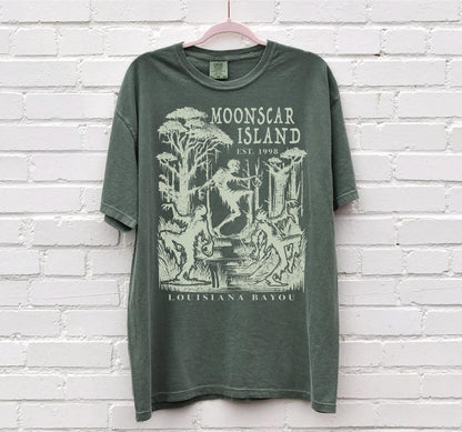 Moonscar Island Retro Cartoon Tee (Comfort Colors 1717) - Image 5