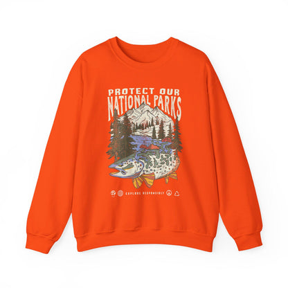 90s National Parks Crewneck Sweatshirt – Respect Wildlife - Image 7
