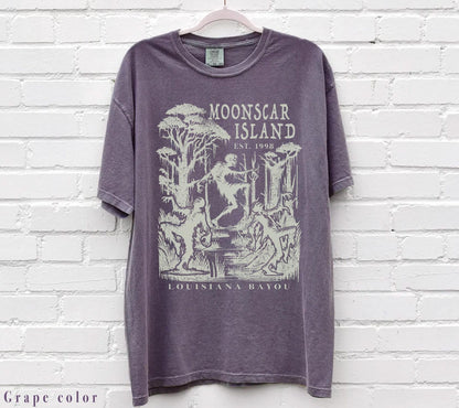 Moonscar Island Retro Cartoon Tee (Comfort Colors 1717) - Image 6