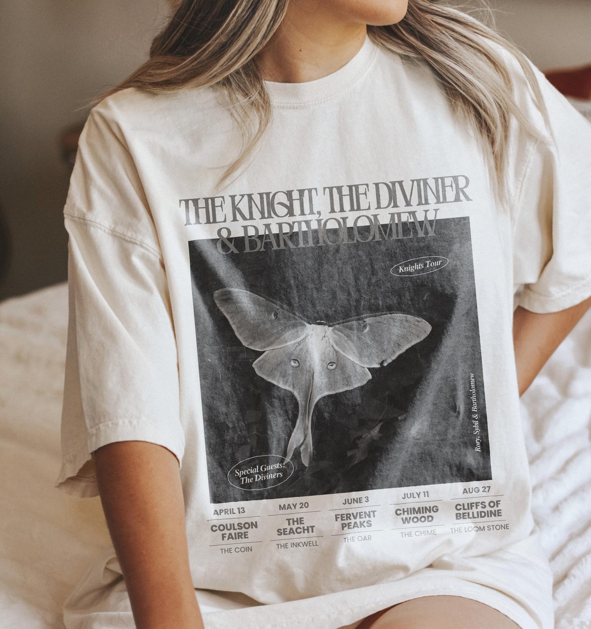 Bartholomew Tee – The Knight & the Moth (Licensed) - Image 3