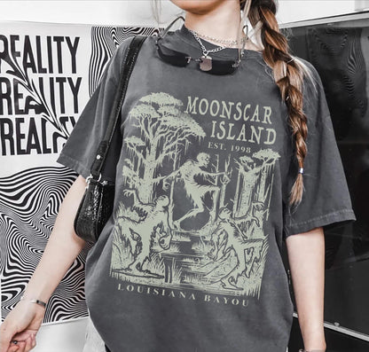 Moonscar Island Retro Cartoon Tee (Comfort Colors 1717)