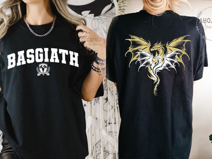 Basgiath War College Bookish Tee – Fourth Wing Inspired - Image 2