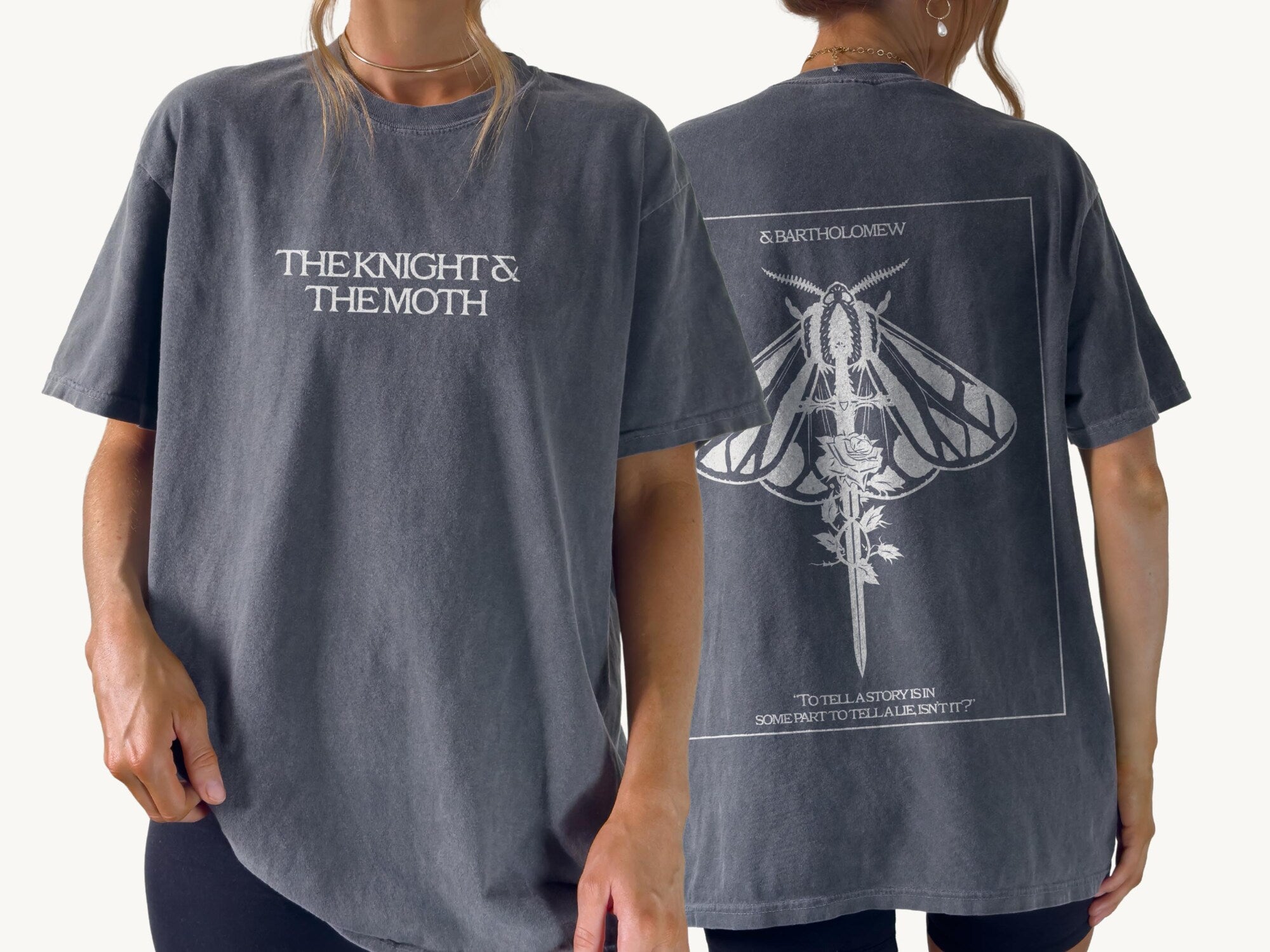Bartholomew Shirt – The Knight & The Moth (Licensed) Tee - Image 2