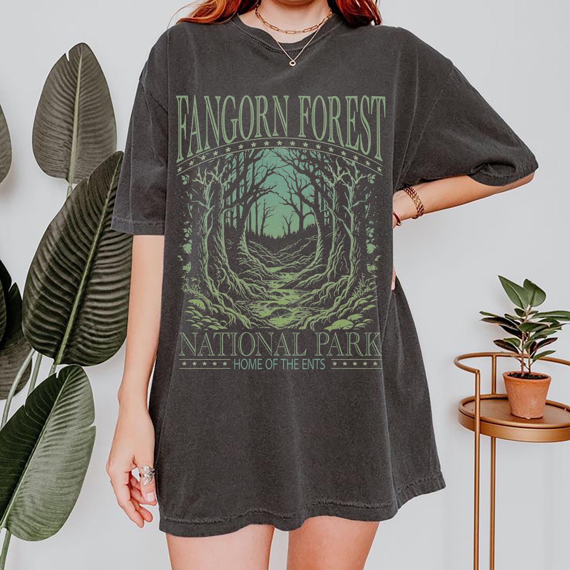Fangorn Forest Bookish Comfort Colors® Tee – Nature Reader Gift