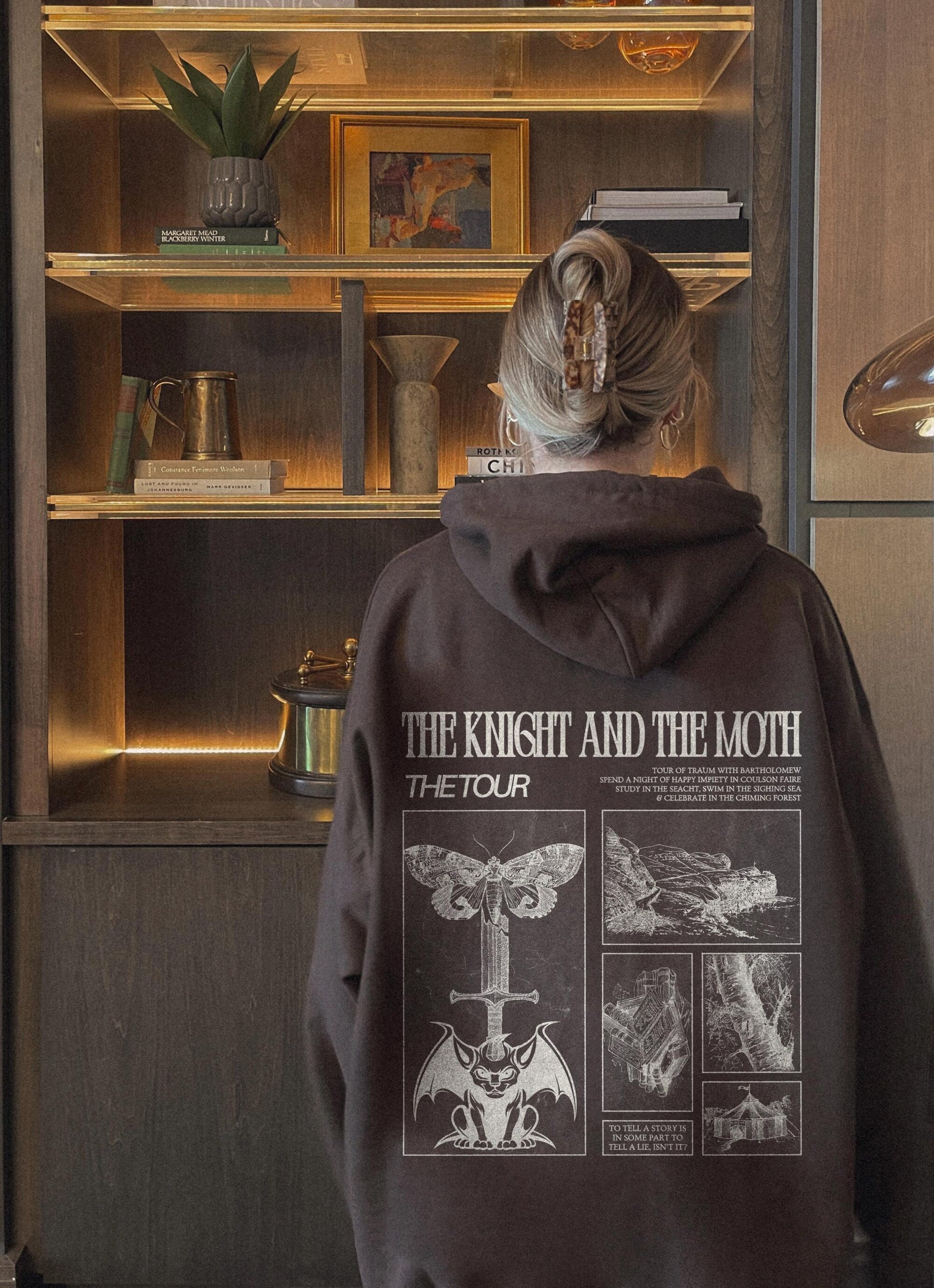 The Knight & the Moth Hoodie – Official Rachel Gillig Merch