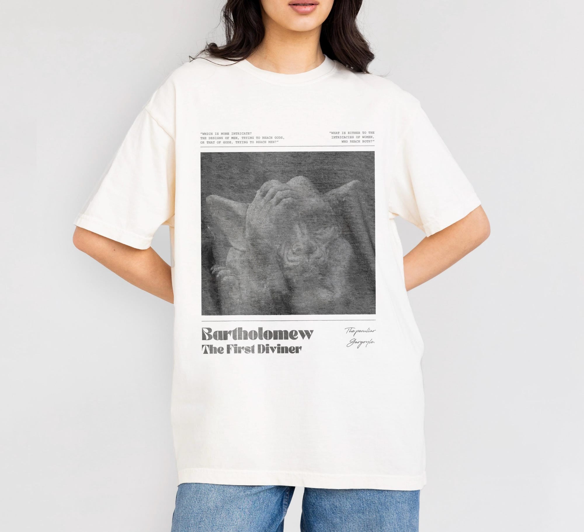 Bartholomew Quote Tee – The Knight & the Moth (Licensed) - Image 3