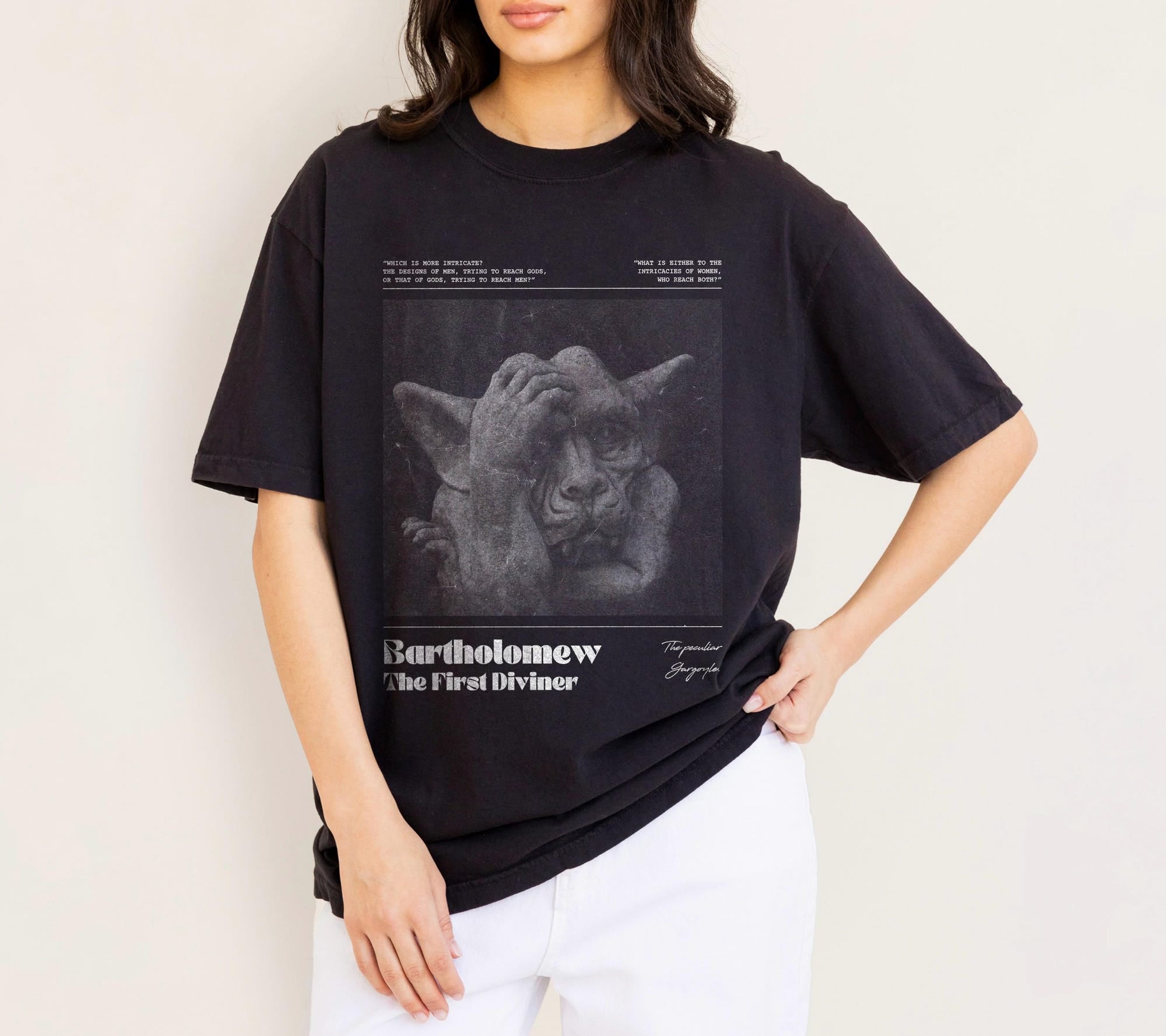 Bartholomew Quote Tee – The Knight & the Moth (Licensed) - Image 2