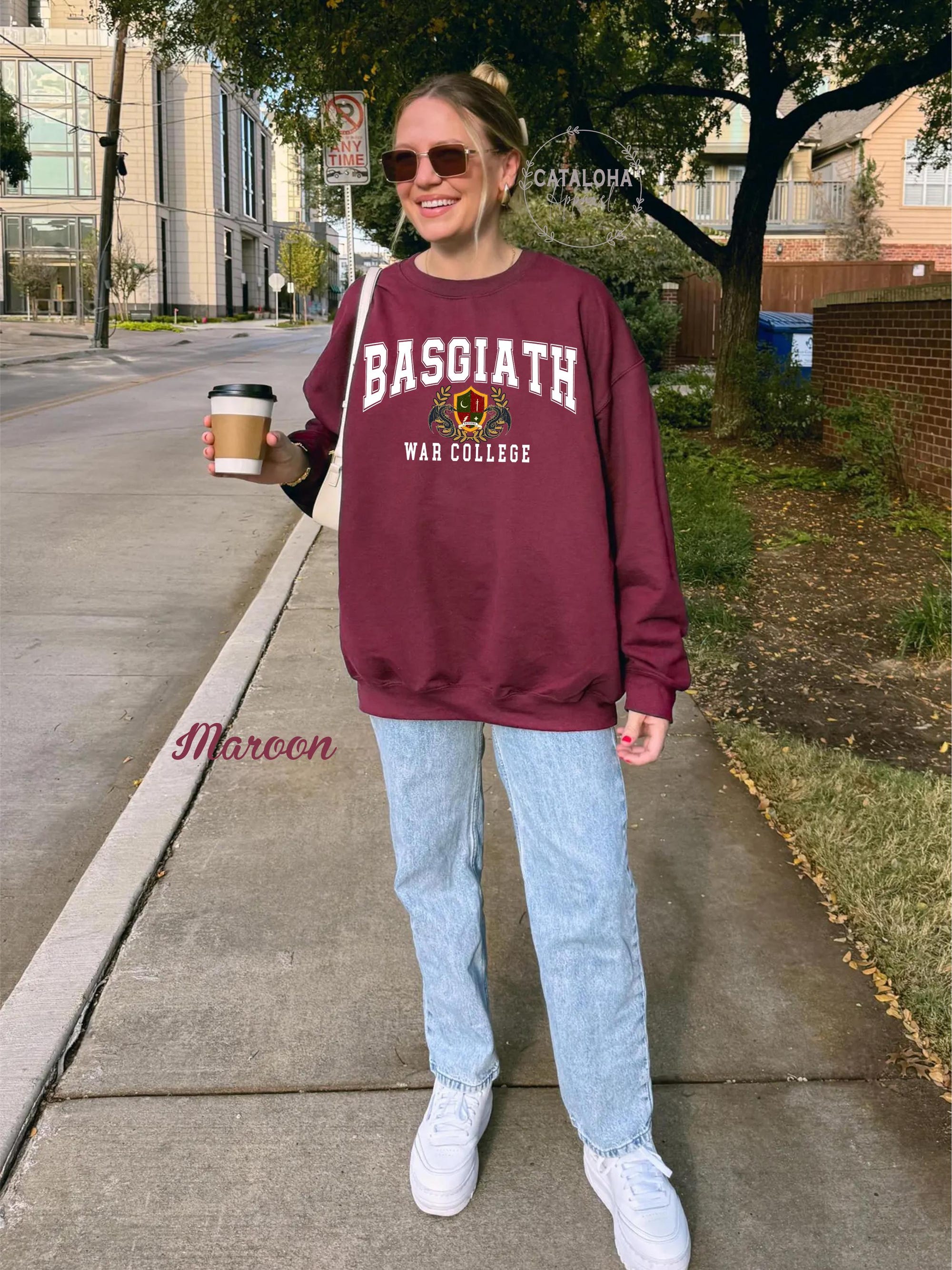 Basgiath War College Vintage Sweatshirt | Fourth Wing - Image 4