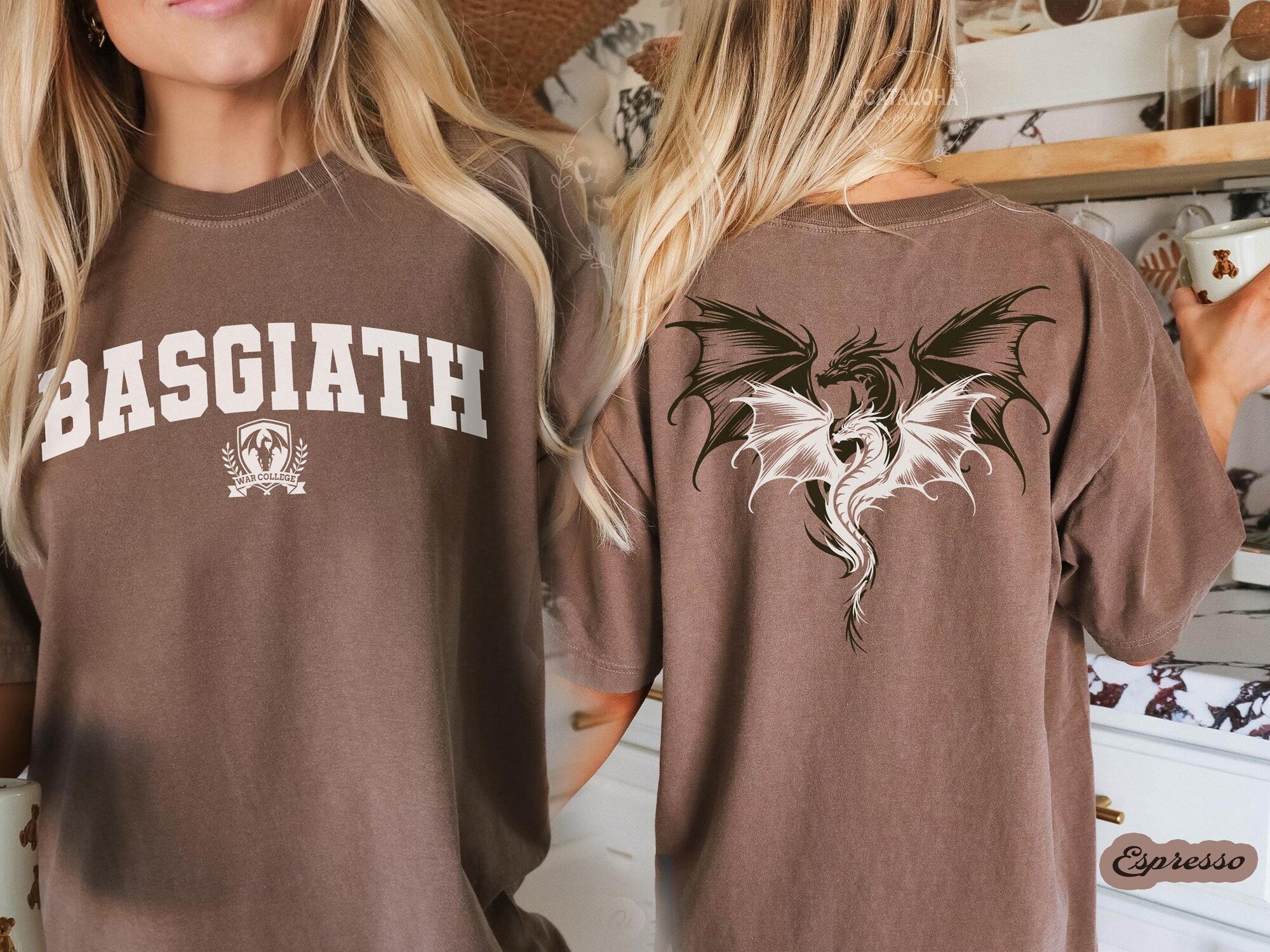 Basgiath War College Bookish Tee – Fourth Wing Inspired - Image 3