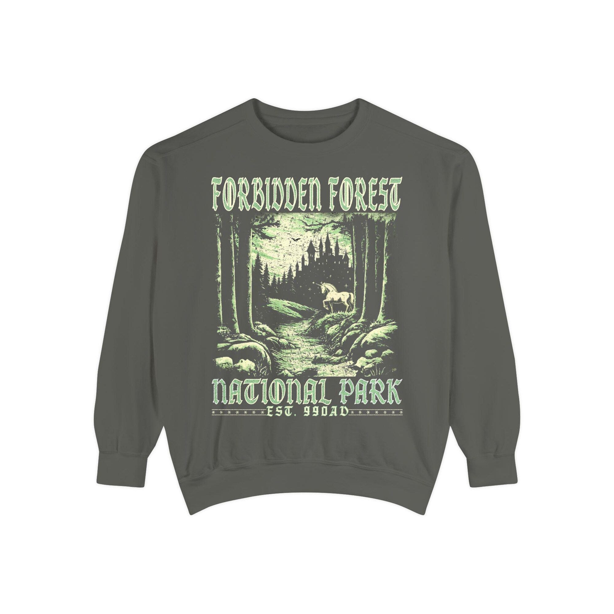 Forbidden Forest Vintage Crewneck Sweatshirt (Unisex Comfort) - Image 4