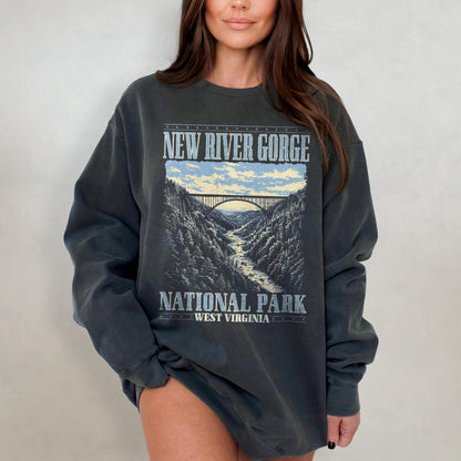 New River Gorge National Park Crewneck Sweatshirt - Image 5