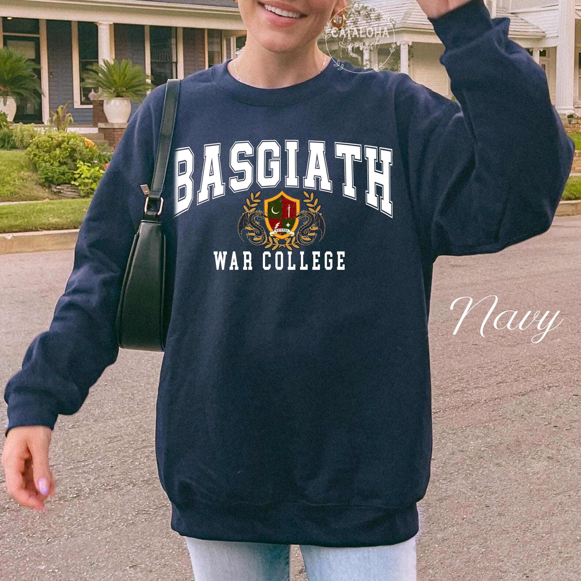 Basgiath War College Vintage Sweatshirt | Fourth Wing - Image 3
