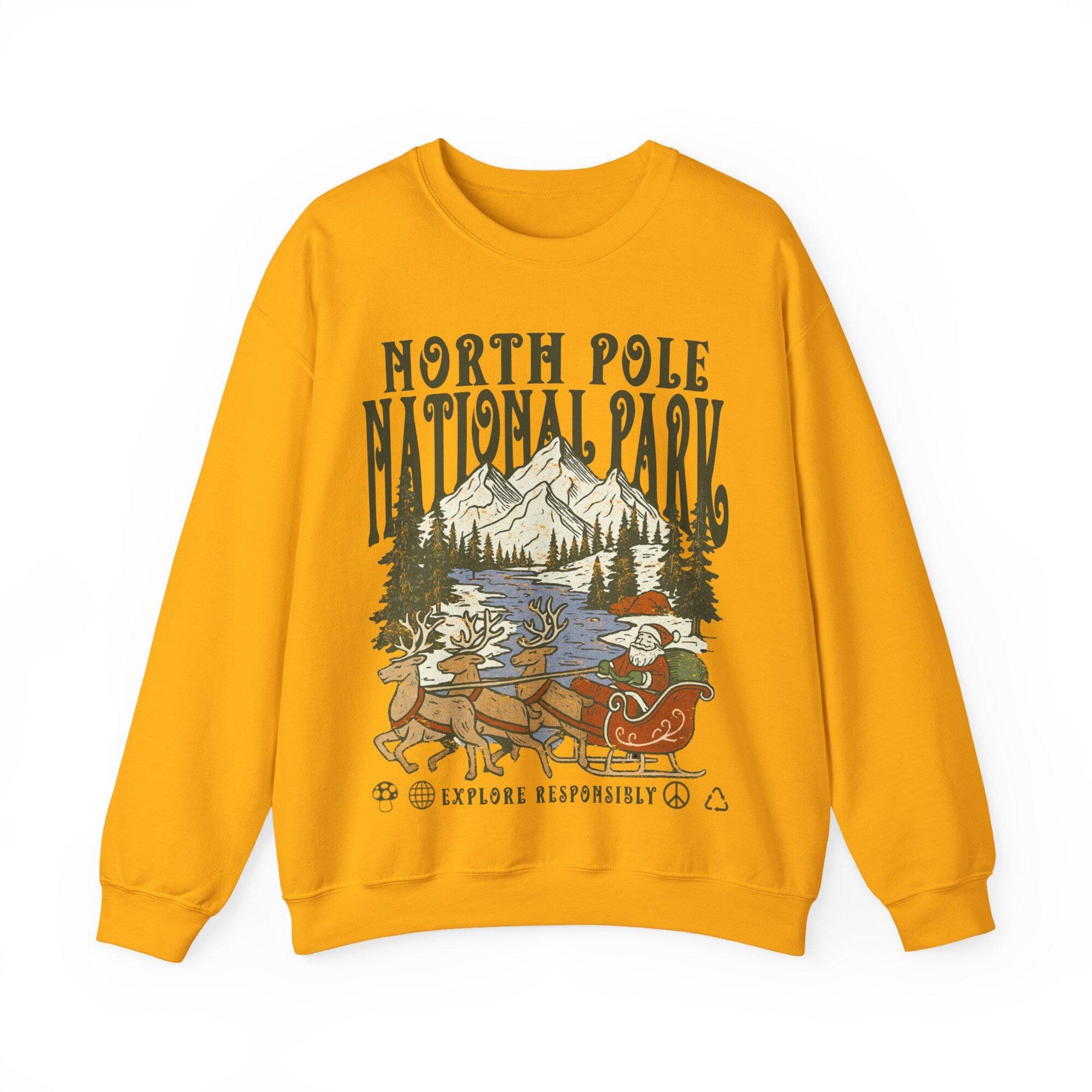 Vintage 90s National Parks Christmas Sweatshirt (Unisex) - Image 7