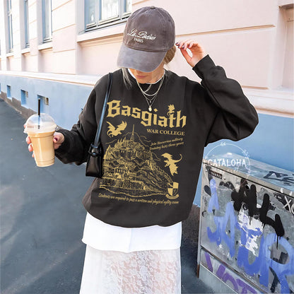 Basgiath War College Vintage Sweatshirt | Fourth Wing Gift - Image 2