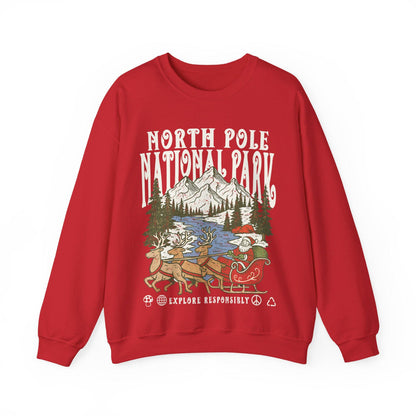Vintage 90s National Parks Christmas Sweatshirt (Unisex) - Image 6