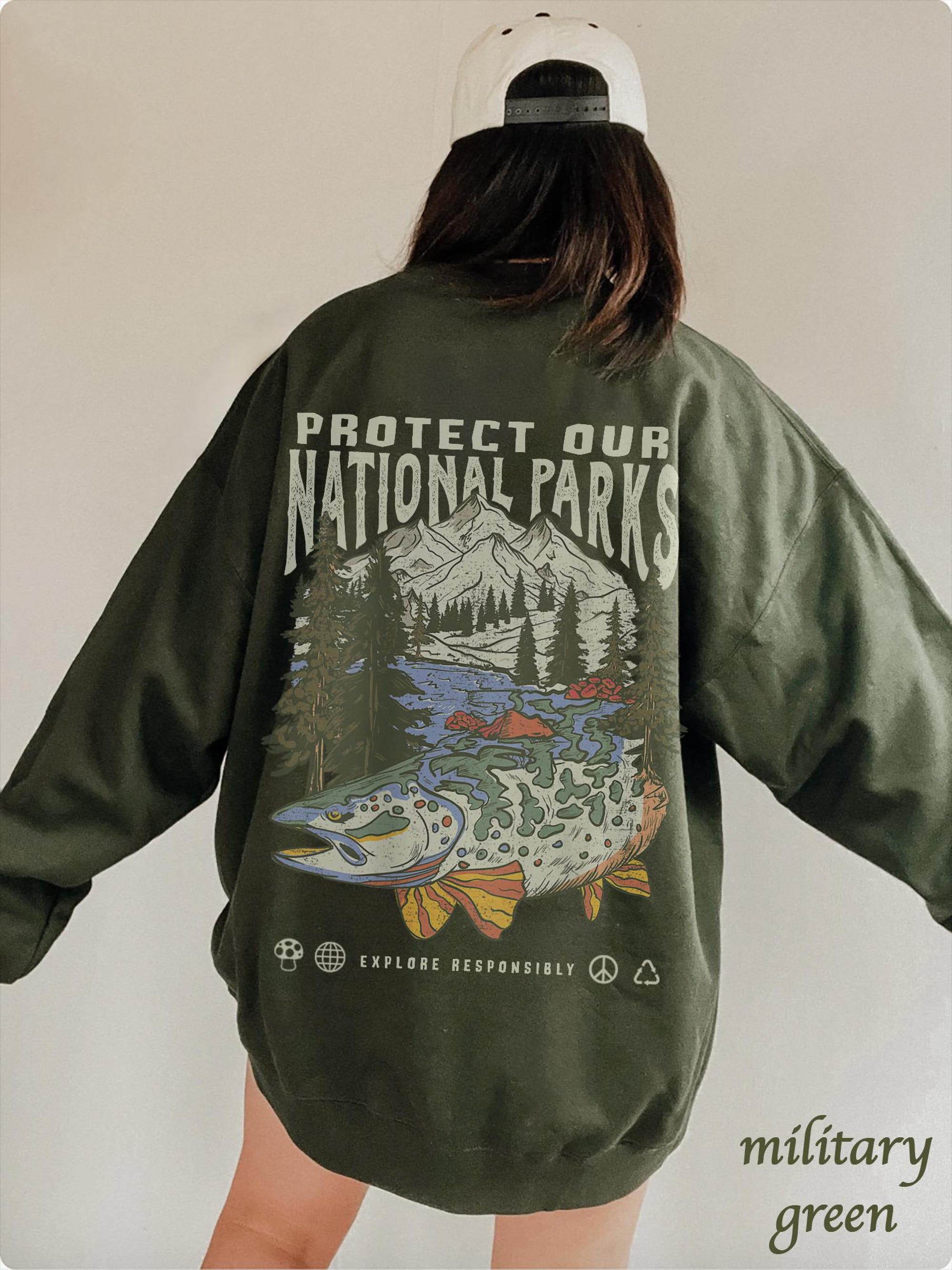 Protect Our National Parks Crewneck Sweatshirt (Front/Back) - Image 6
