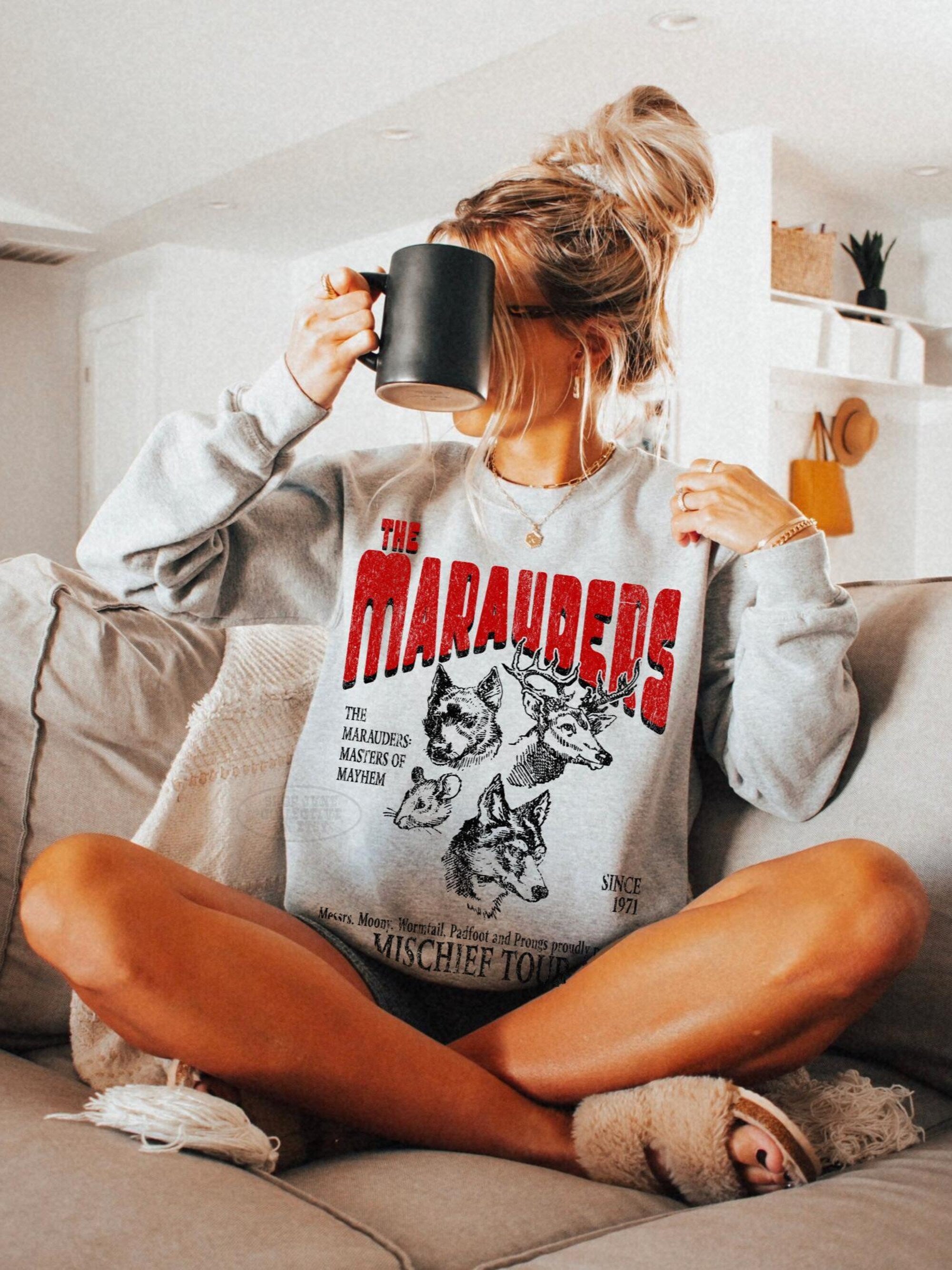 Marauders World Tour Crewneck Sweatshirt (70s Wizard Aesthetic) - Image 4