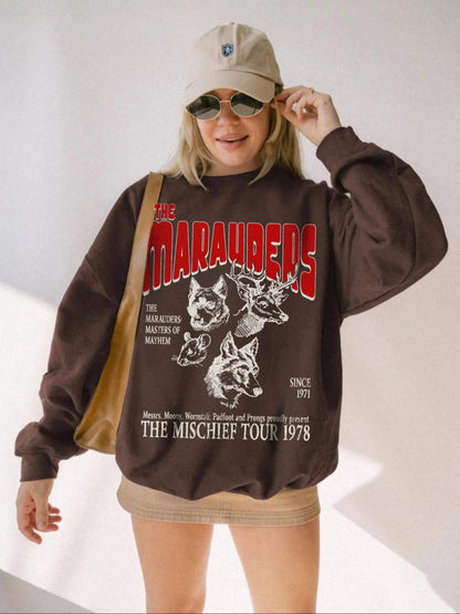 Marauders World Tour Crewneck Sweatshirt (70s Wizard Aesthetic) - Image 3