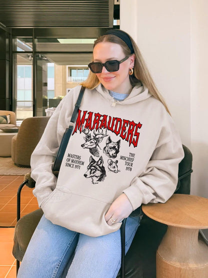 Retro Marauders World Tour Hoodie – 70s Wizard Aesthetic - Image 5