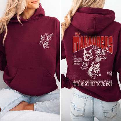 Marauders World Tour Unisex Hoodie - 70s Wizard Aesthetic - Image 7