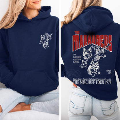Marauders World Tour Unisex Hoodie – 70s Wizard Aesthetic - Image 9